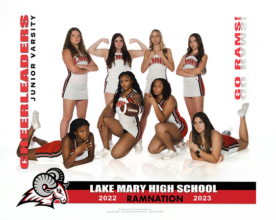 Cheerleaders - Jr Varsity -  Team - 8x10 NO BORDER