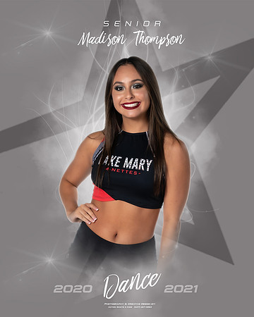 Dance -  Poster - 16x20 - Madison Thompson - Grey Background
