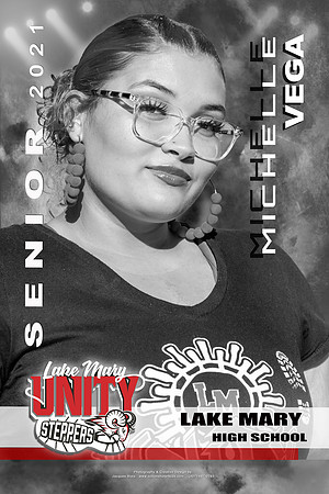 1-Senior Step Team - Banner - Grungy & Smoke & Lights - 1 Pose