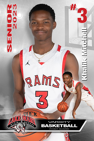 #3 - Khalik Mitchell - LMHS Senior Banner 2023