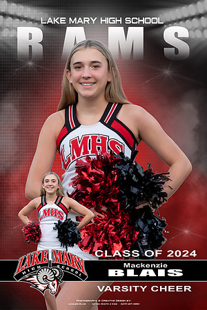Cheer -  Mackenzie - Senior Banner - 24 x 36 copy