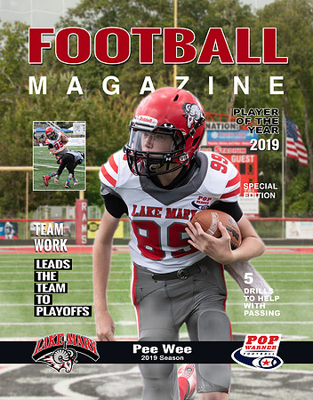 Football Magazine Cover - Action Shots - 8.5 x11