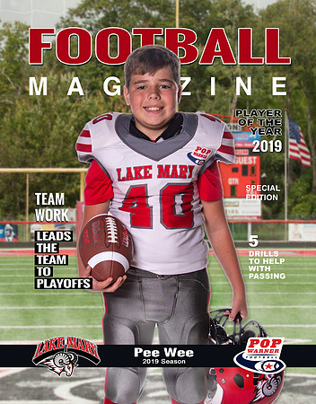 Football Magazine Cover 8.5 x11