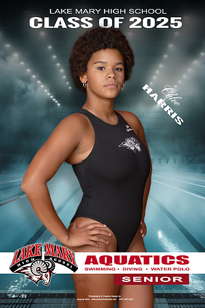 Chloe Harris - 24x36 - Senior Banner - Aquatics copy