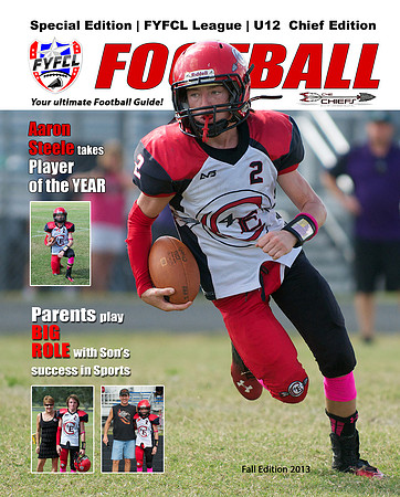 Aaron Steele- Football Magazine Cover - Parents