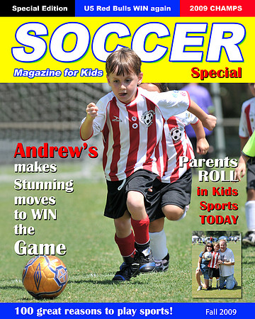 Soccer Magazine - Cover look for Photobook
