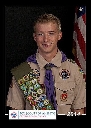 Boy Scout - Sample - Digital Frame - 5x7 - Border